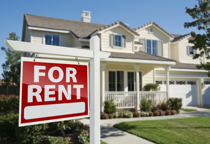 For rent sign